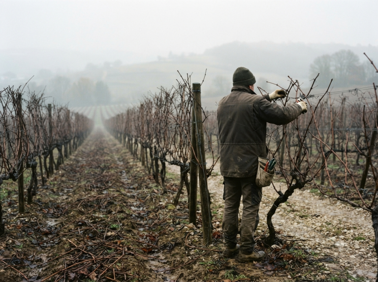 Was macht der Winzer im Weinberg übers Jahr?