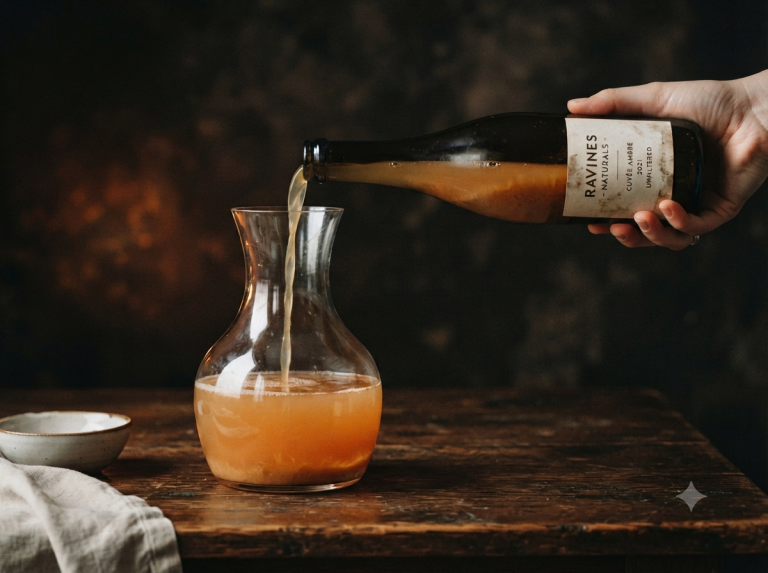 Naturwein richtig genießen: Temperatur, Karaffe & Mauston